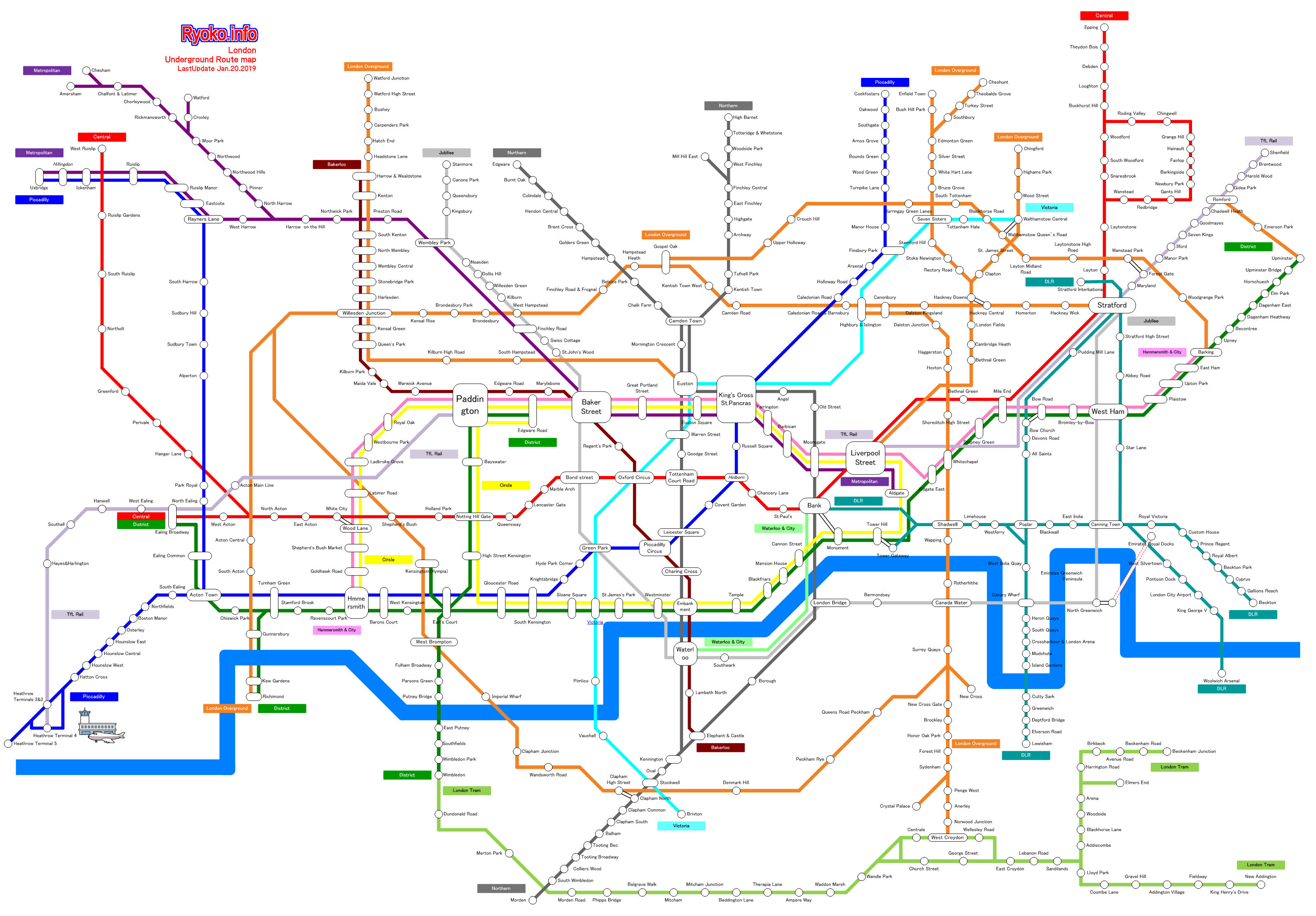 London Tube Map
